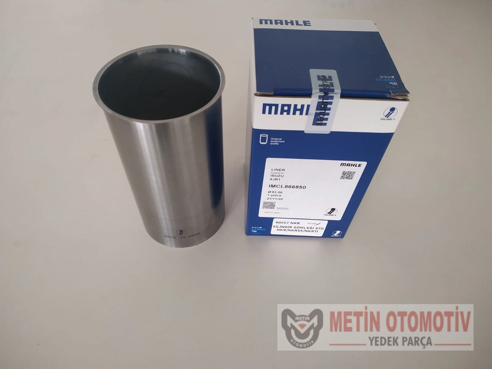 NKR13-NKR55 4JB1 SİLİNDİR GÖMLEK STD MAHLE (IMCL866850-8942478611) ISUZU